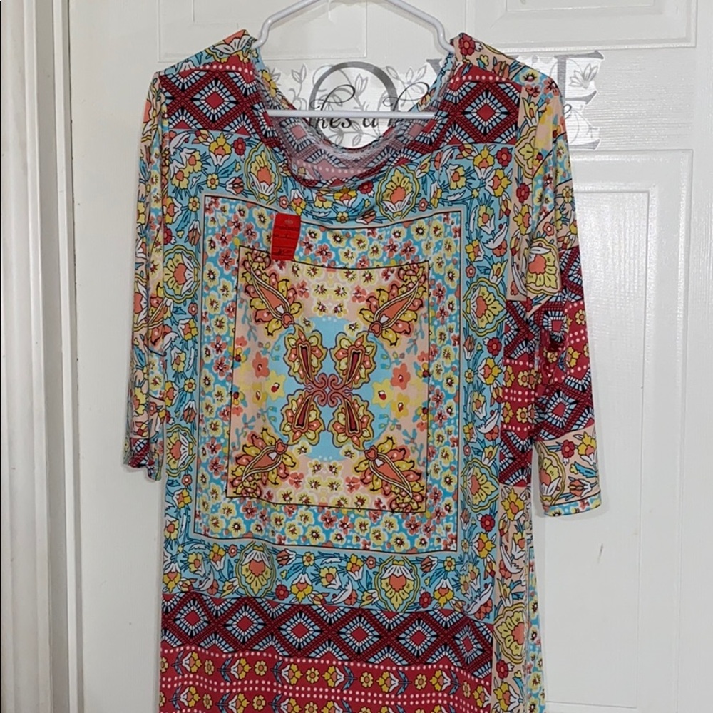 NWT Slinky Fabric Midi Dress